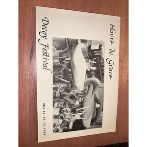 Havre‎ de Grace Decoy Festival Booklet 1984 Signed By Charles Bryan